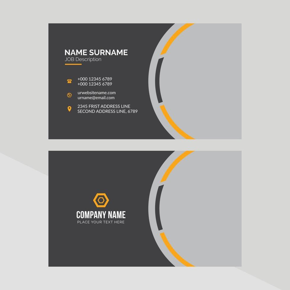 Modern Creative Business Card Template vector