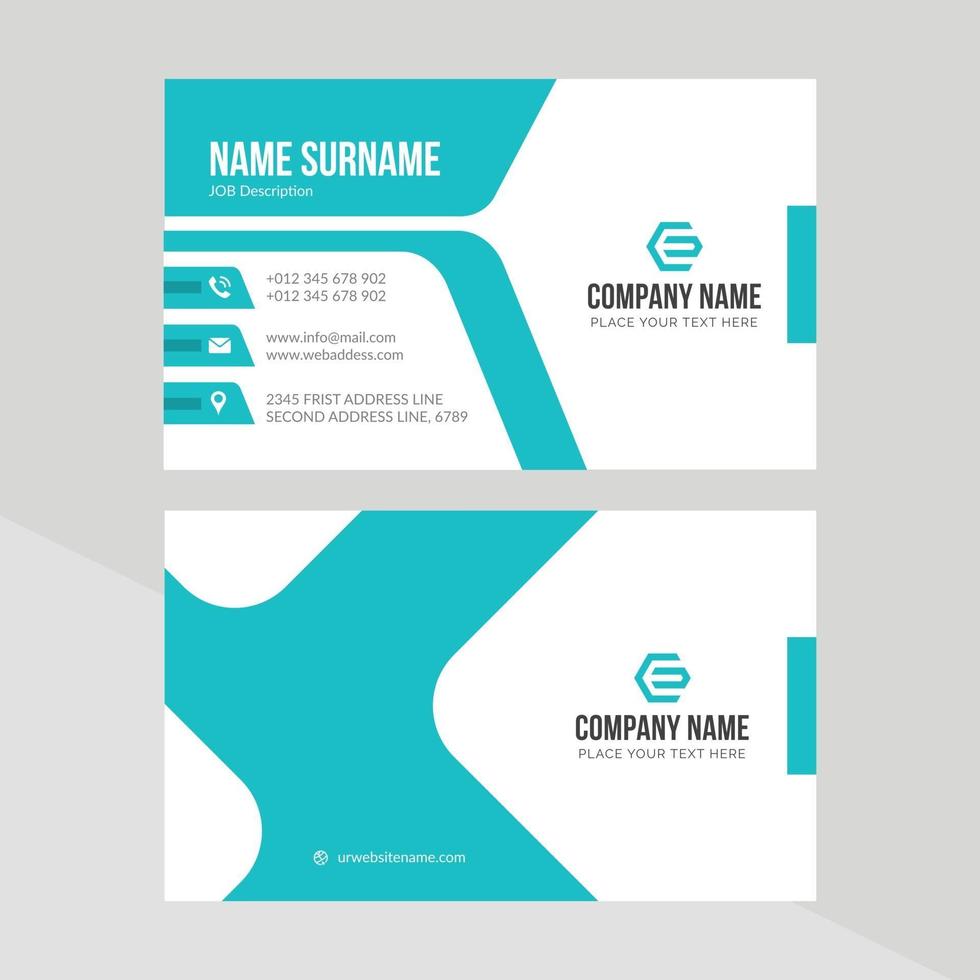 Modern Creative Business Card Template vector