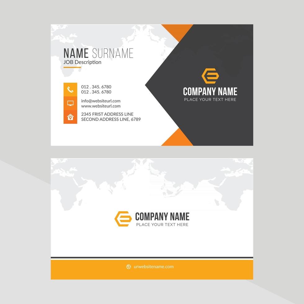 Modern Creative Business Card Template vector