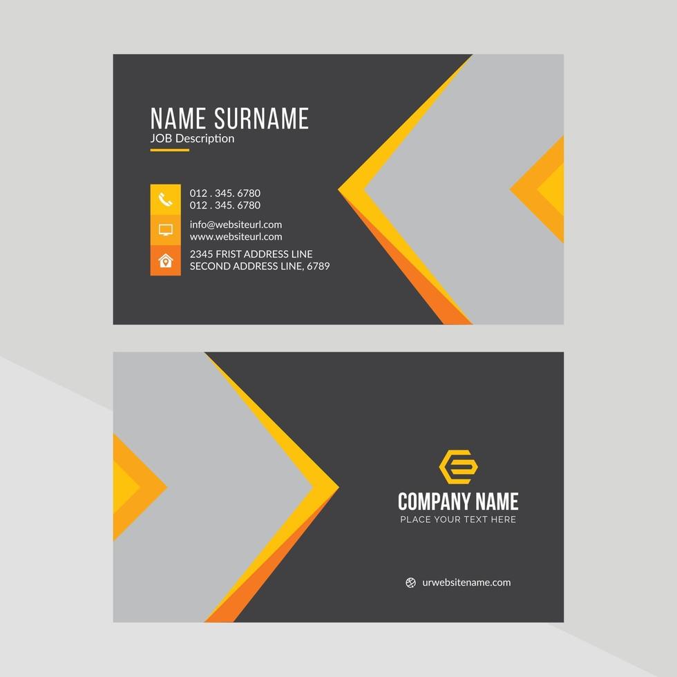 Modern Creative Business Card Template vector