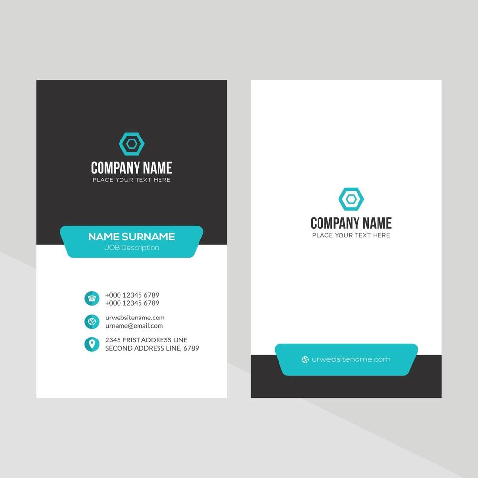 Modern Creative Business Card Template vector