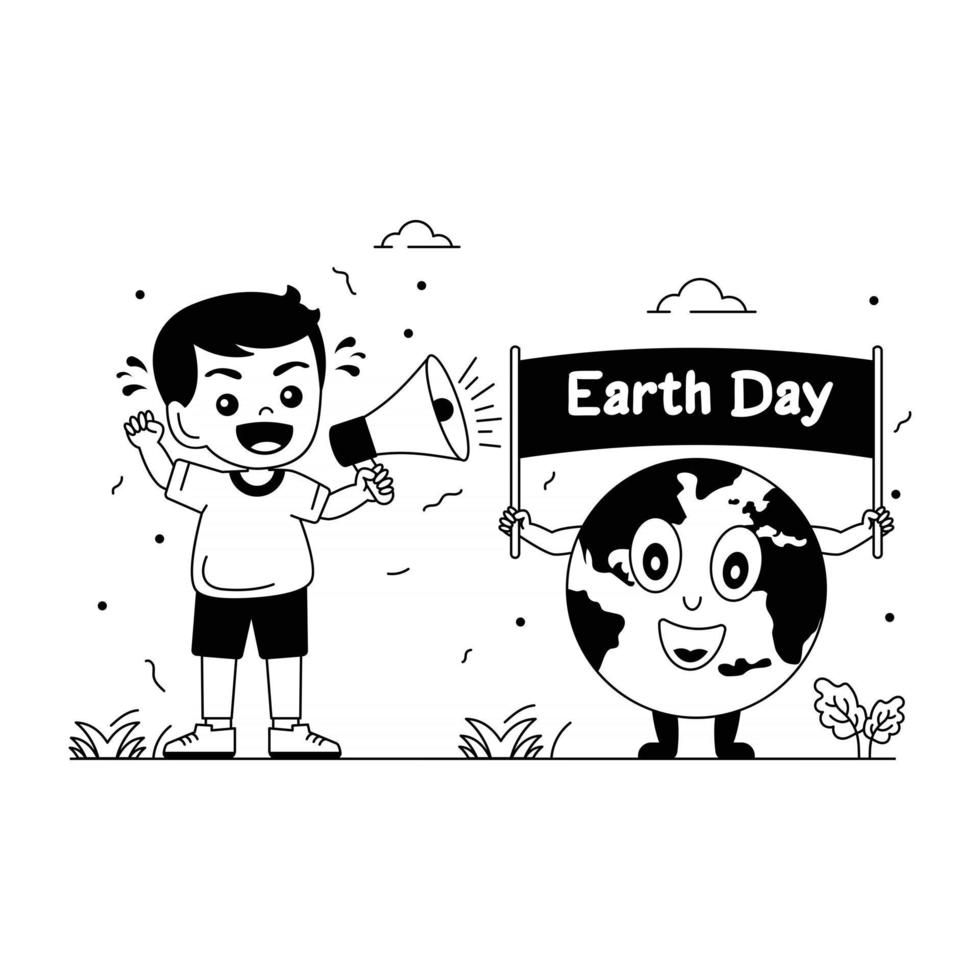 Earth Day Banner vector