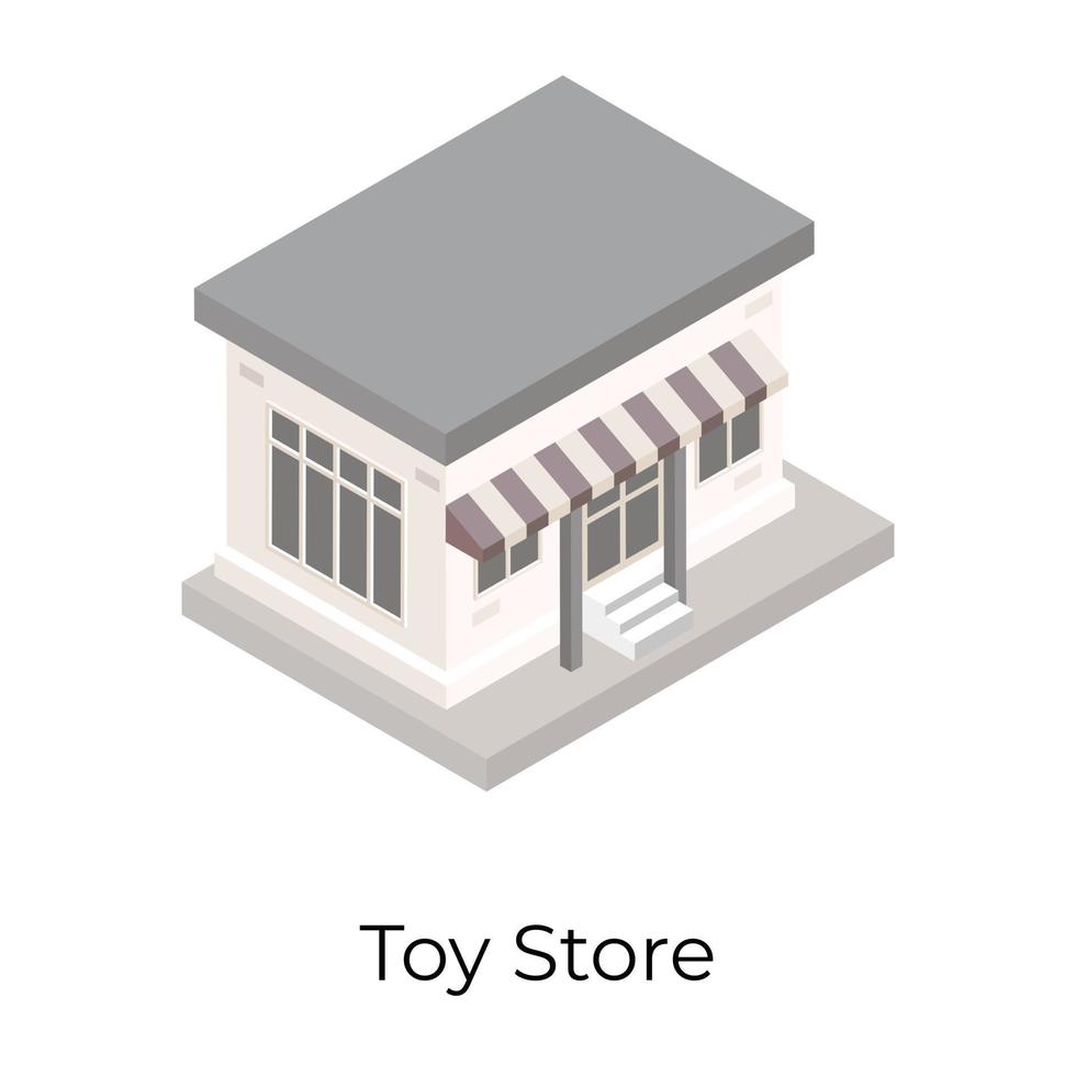 juguetería y tienda vector