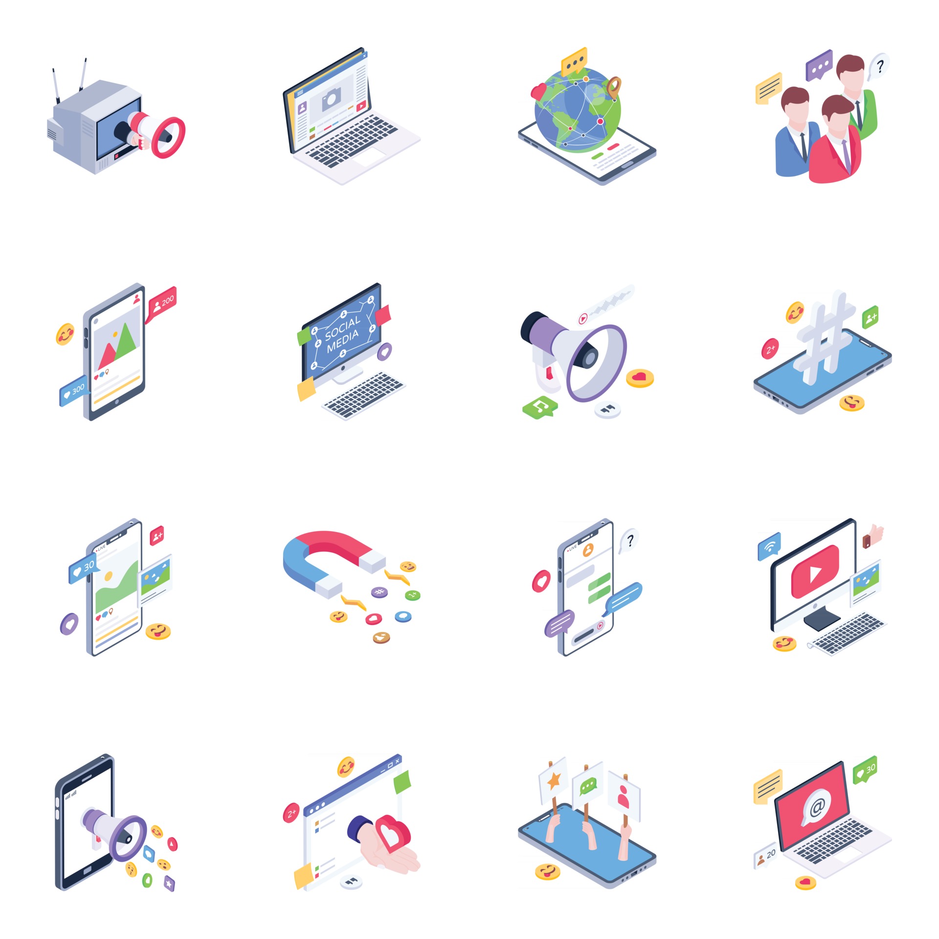 Media and Marketing 2822282 Vector Art at Vecteezy