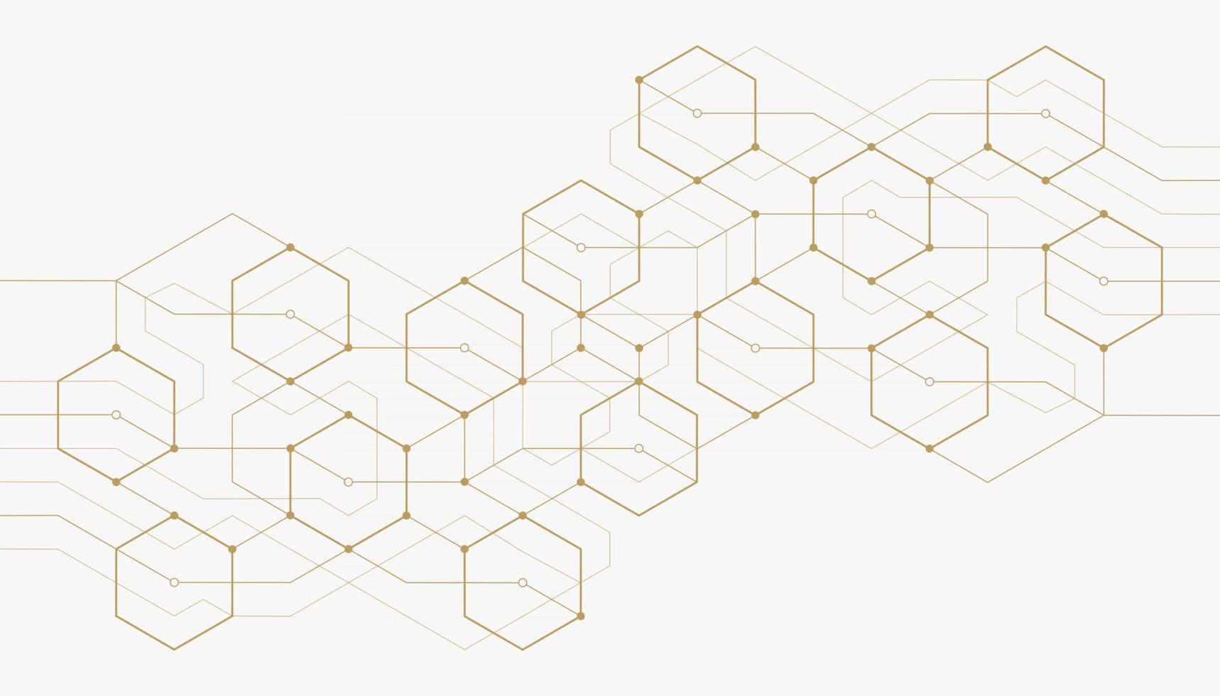 Abstract geometric lines. Connection and social network. Concept with lines and dots. Minimalistic Design. vector