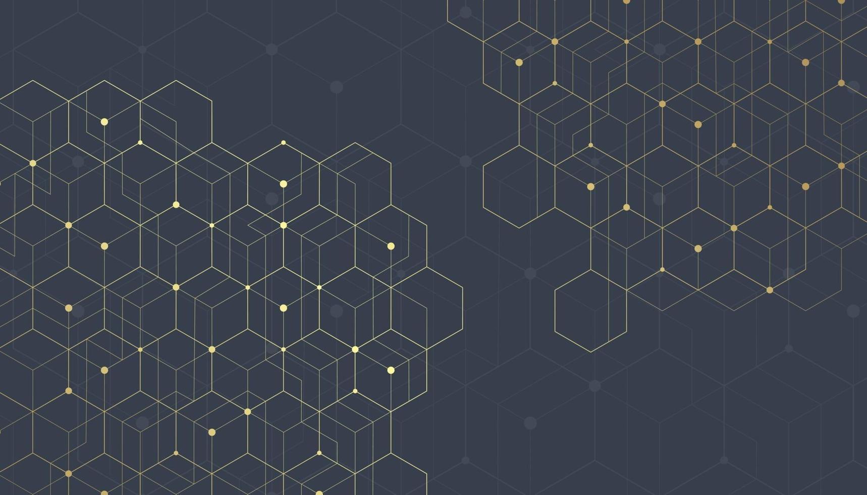 Abstract geometric lines. Connection and social network. Concept with lines and dots. Minimalistic Design. vector