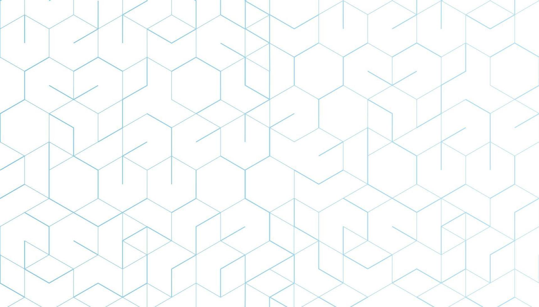 Abstract geometric lines on white background. Technology and connection concept. vector