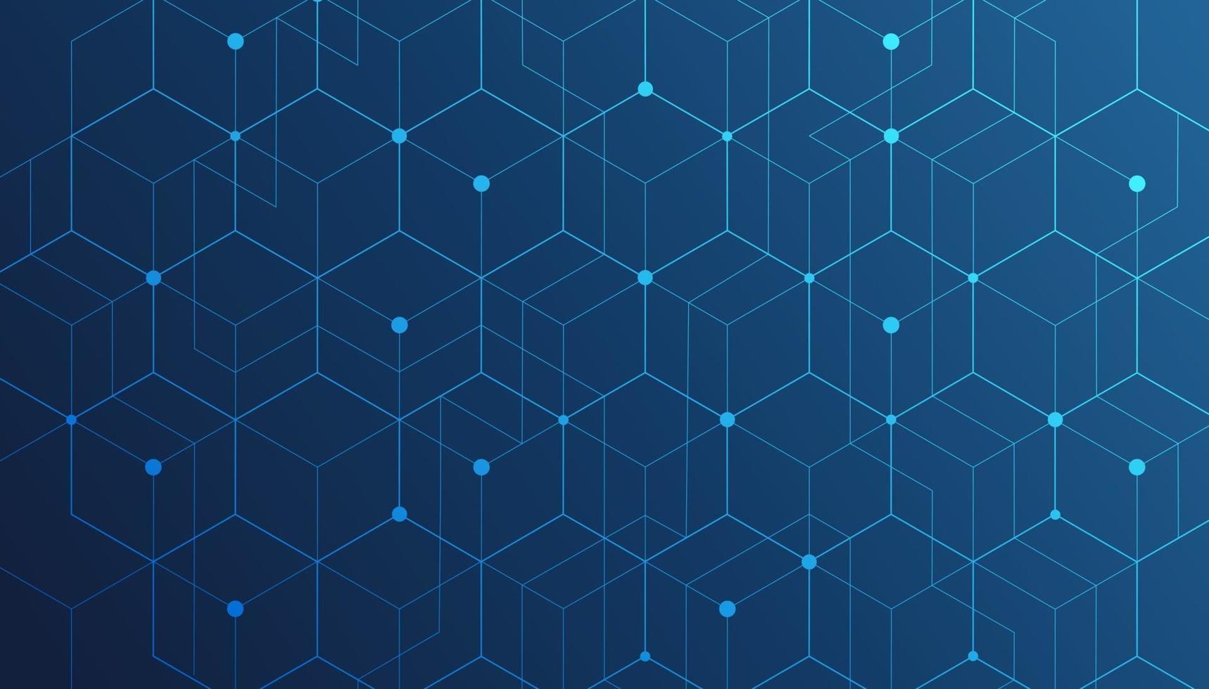 Abstract geometric lines. Connection and social network. Concept with lines and dots. Minimalistic Design. vector