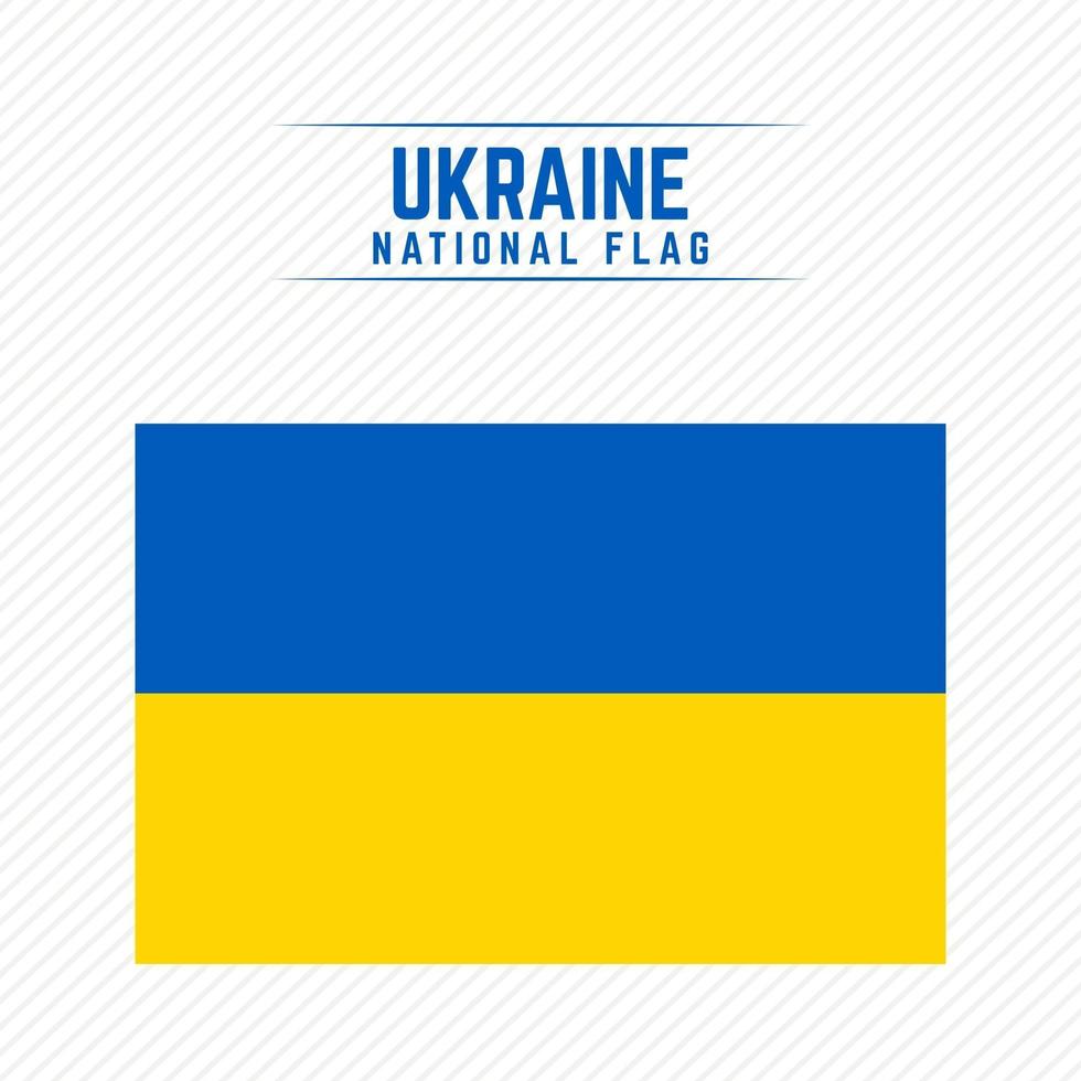 National Flag of Ukraine vector