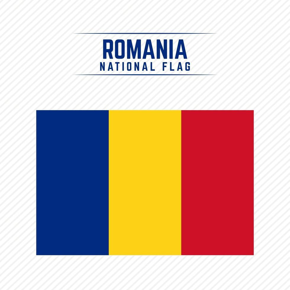 bandera nacional de rumania vector