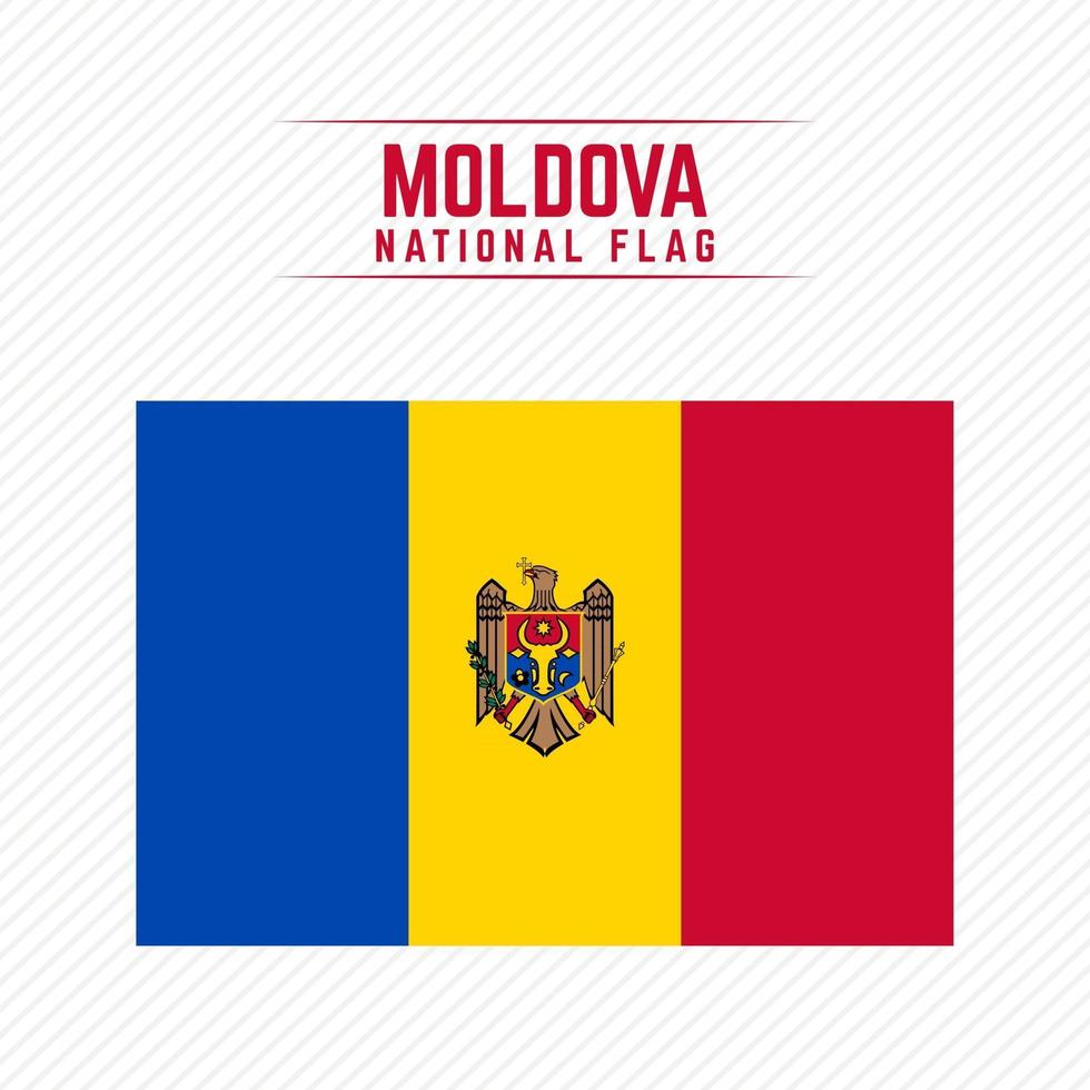 National Flag of Moldova vector