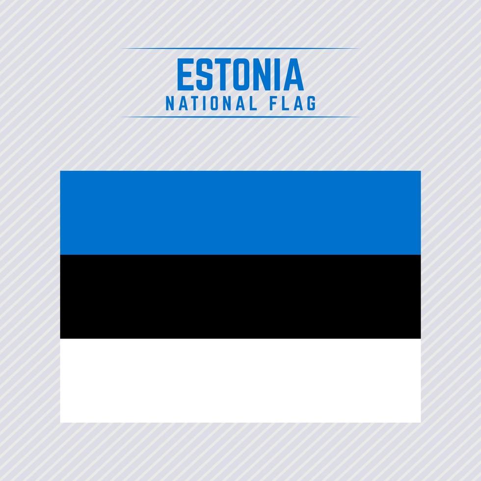 bandera nacional de estonia vector