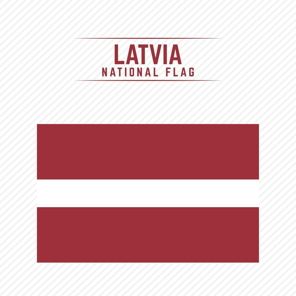 National Flag of Latvia vector