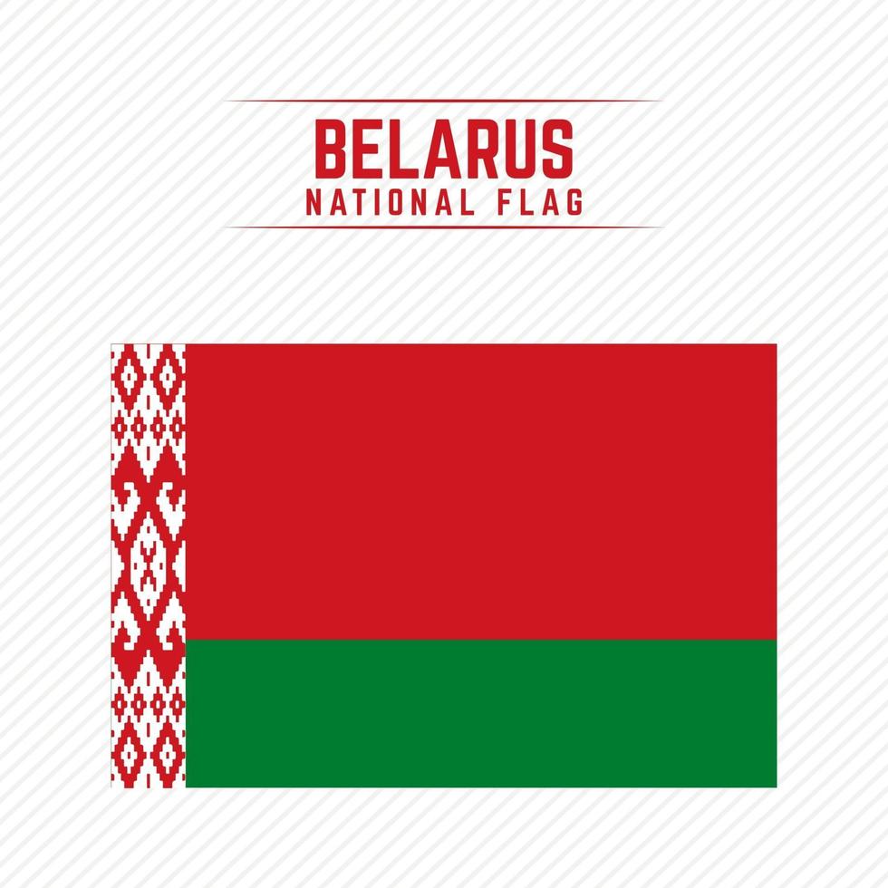 National Flag of Belarus vector