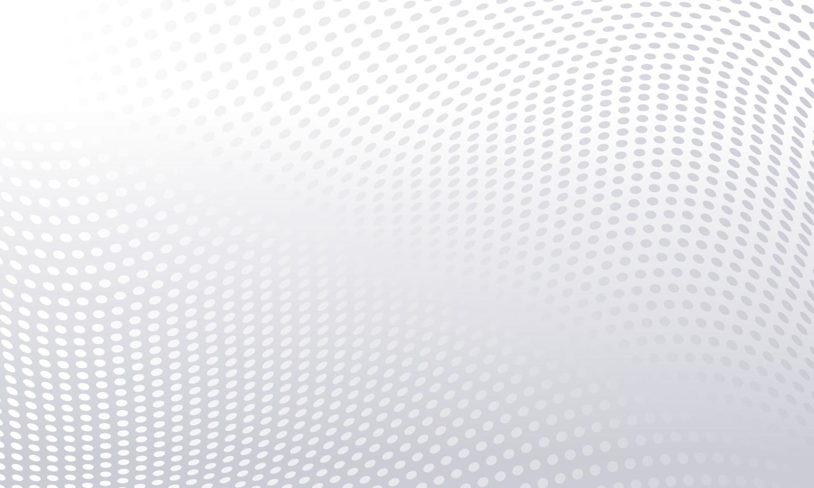 Modern White Wavy Halftone Background vector