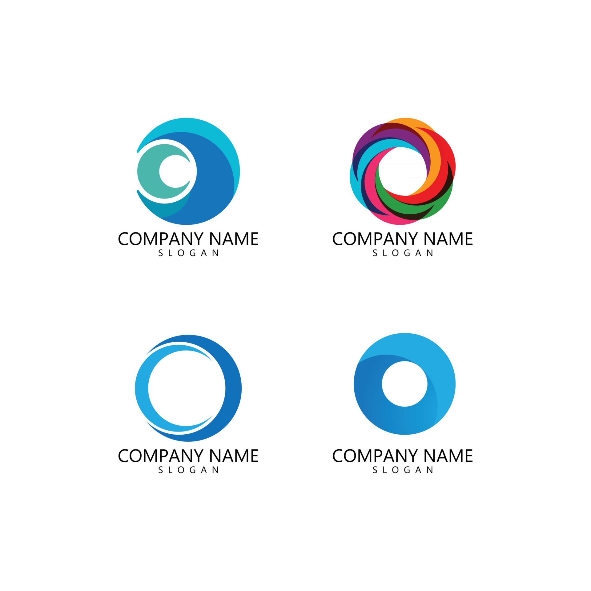 circle logo vector 2822658 Vector Art at Vecteezy