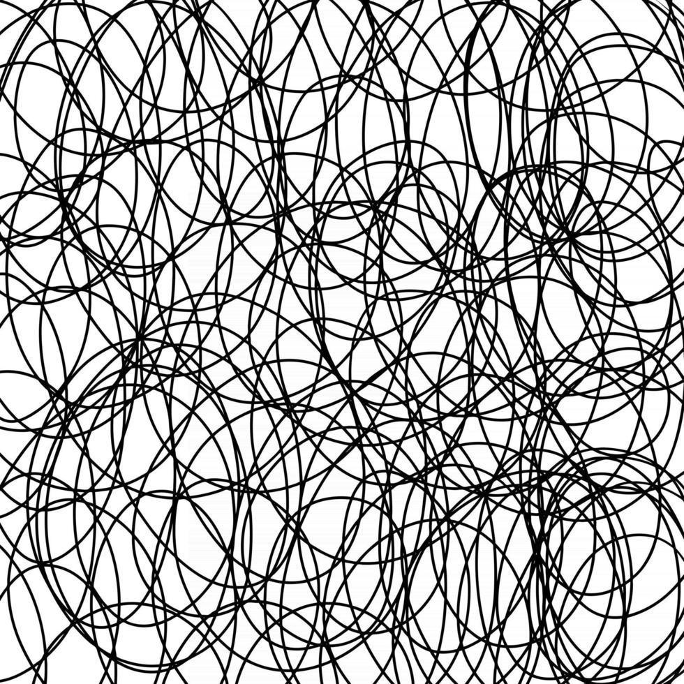 Line abstract pattern with hand drawn lines. wavy striped vector illustration