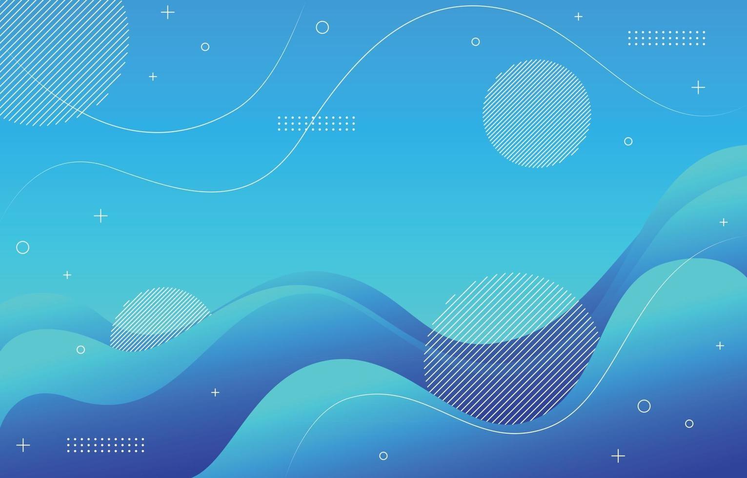 Gradient Abstract Blue Background vector