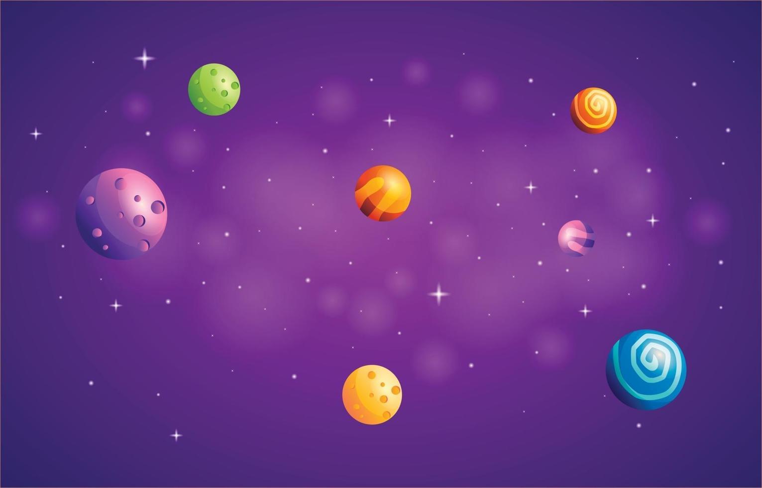 Outer Space Background vector