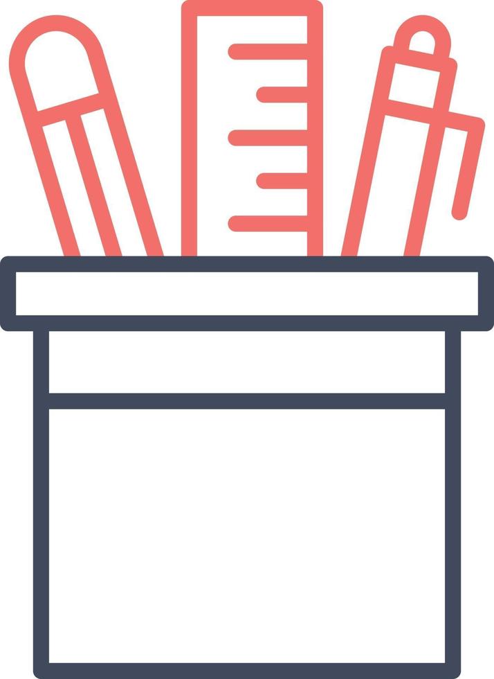 Pen Holder Icon vector