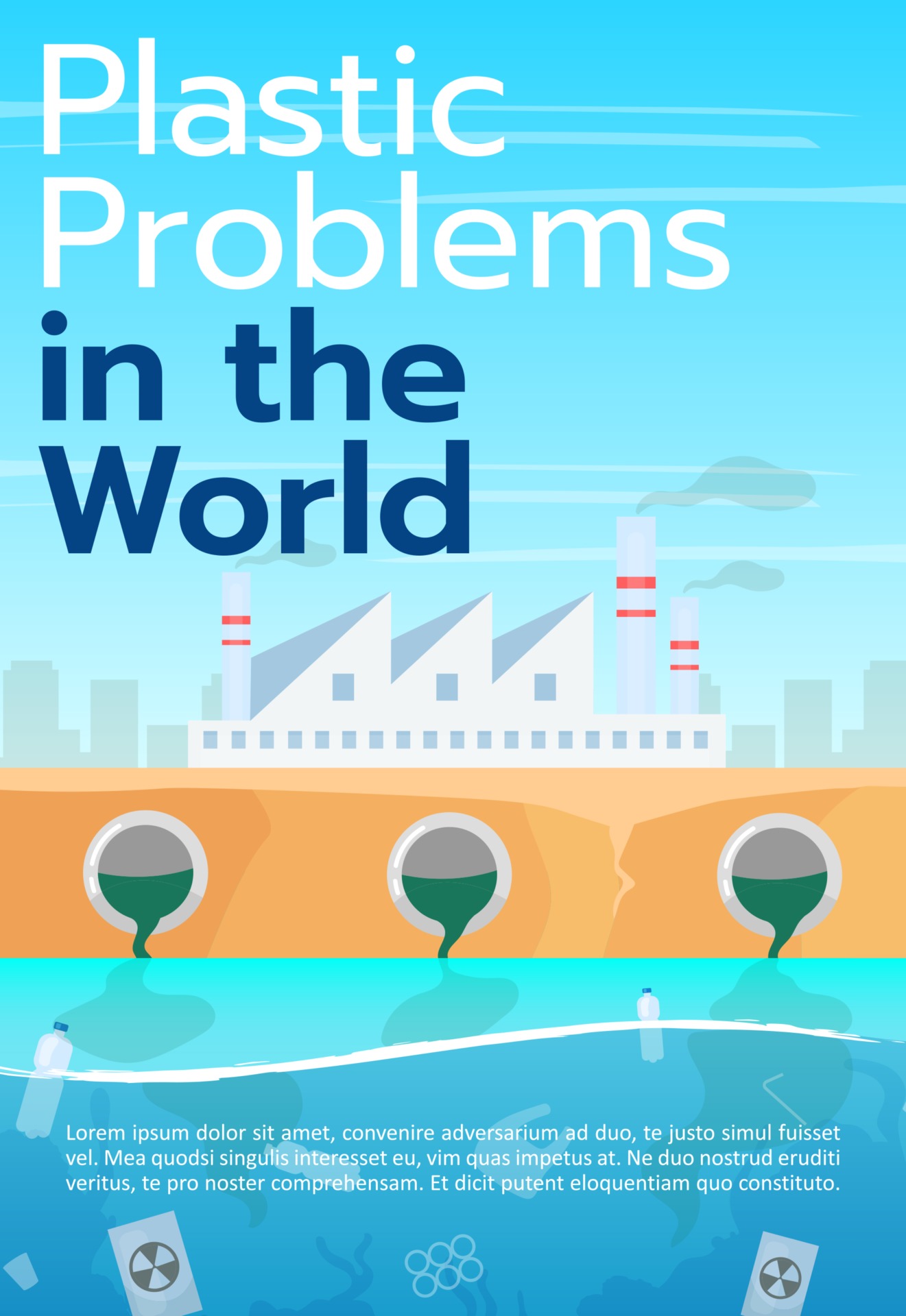 water pollution poster design