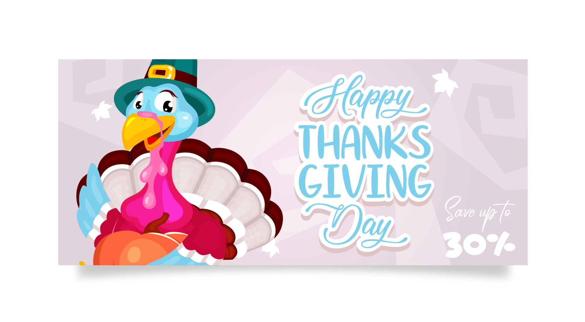 Happy Thanksgiving Day Poster Design Template