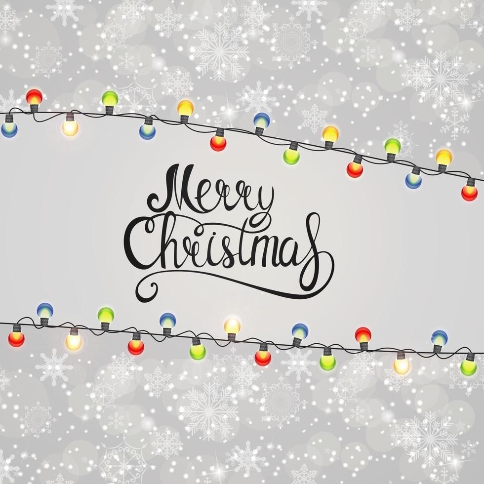 Merry Christmas and New Year Background. Vector Illustration