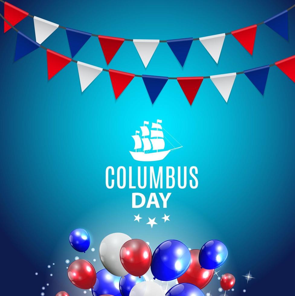 Vector Illustration of Columbus Day