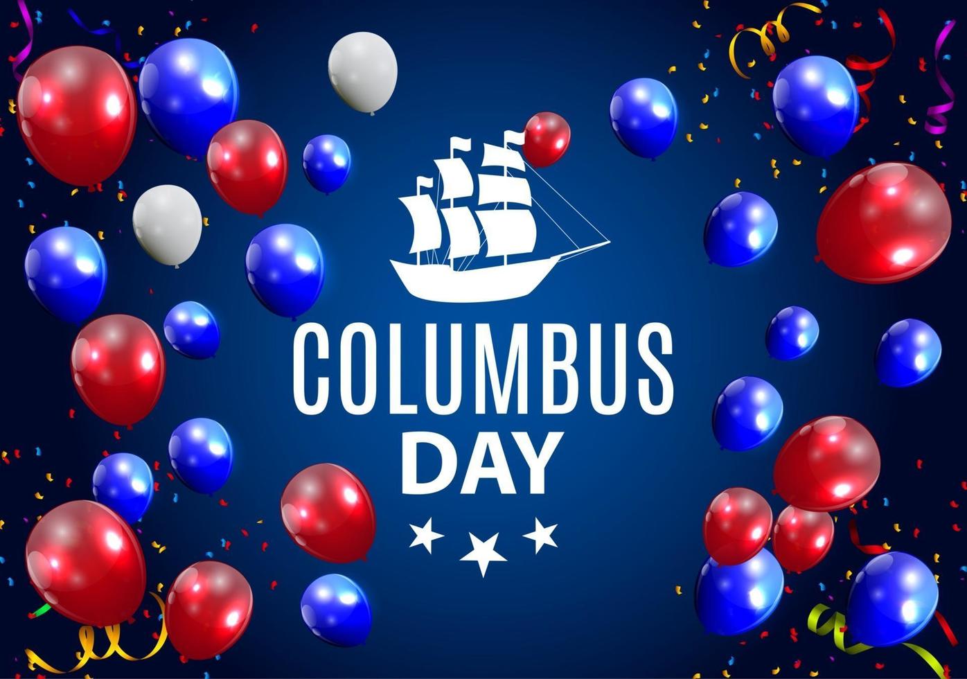Vector Illustration of Columbus Day