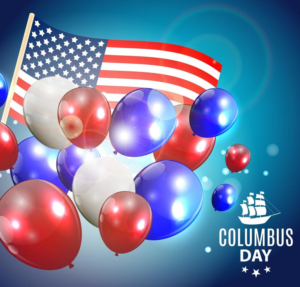 Vector Illustration of Columbus Day