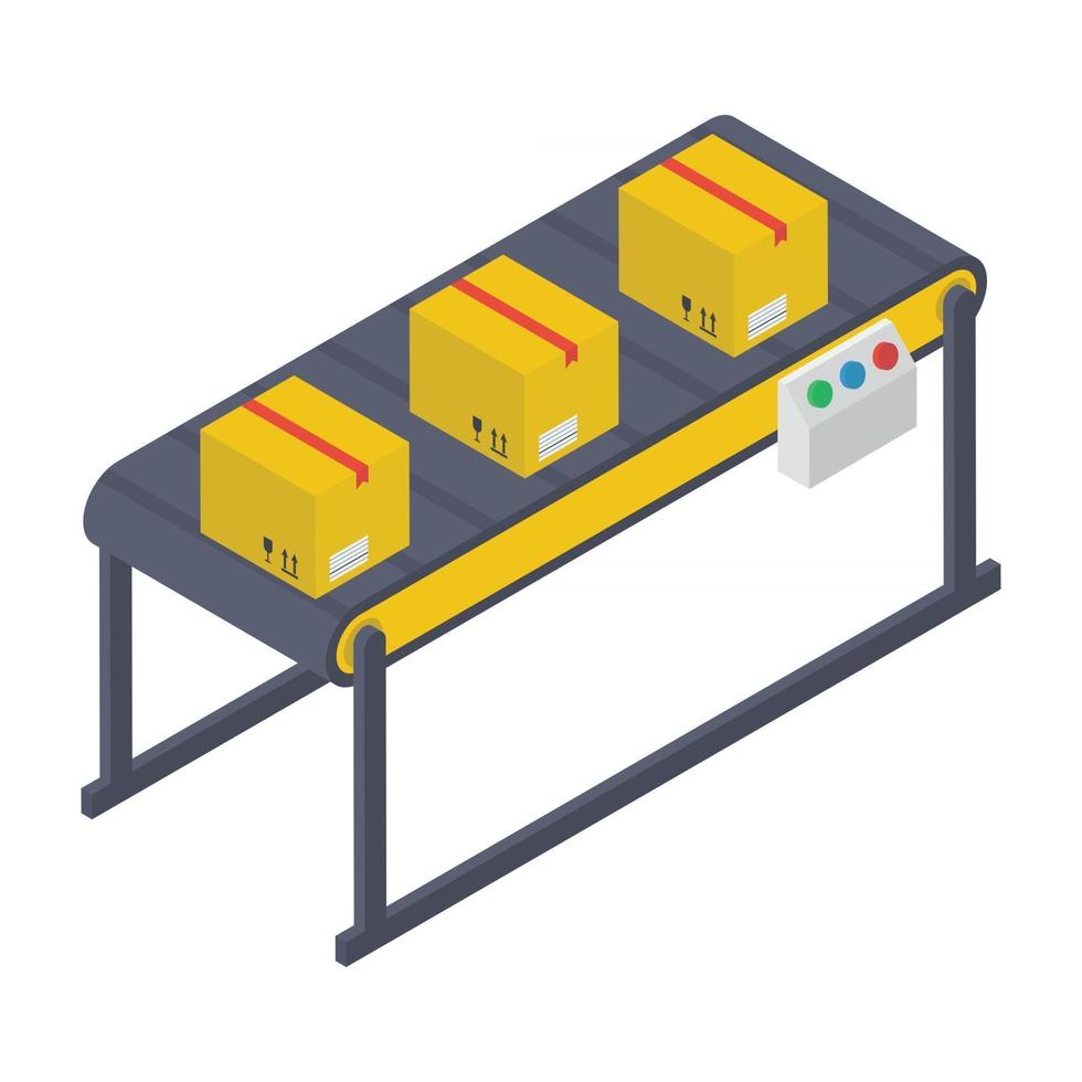 Conveyor Belt Concepts vector