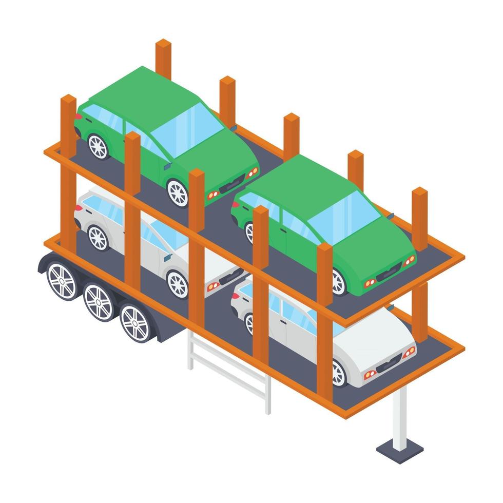 Car Delivery Truck vector