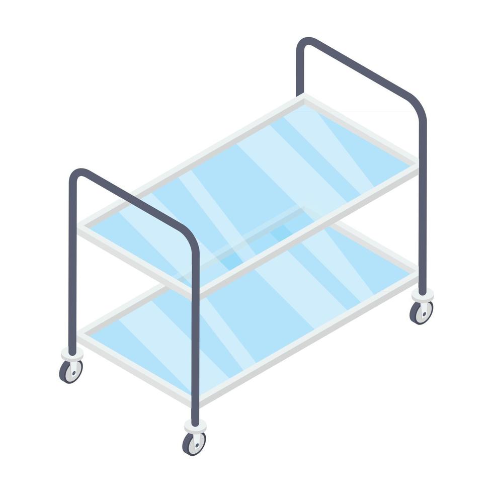 Serving Trolley Concepts vector