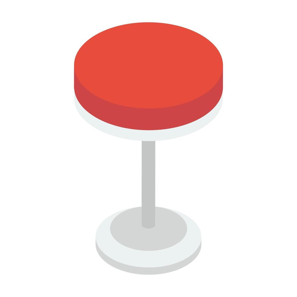 Vanity Stool Elements vector