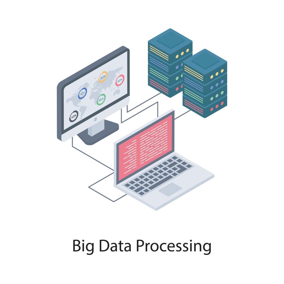 Big Data Processing vector