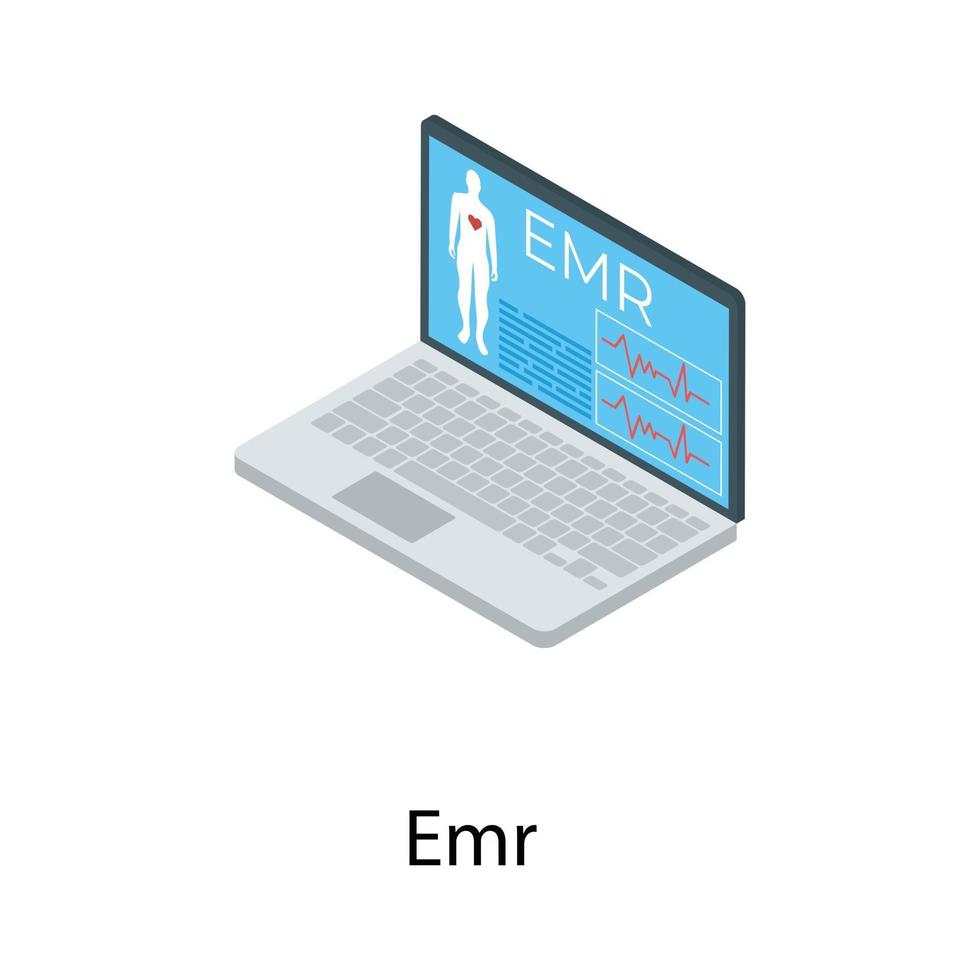 Electronic Medical Record vector