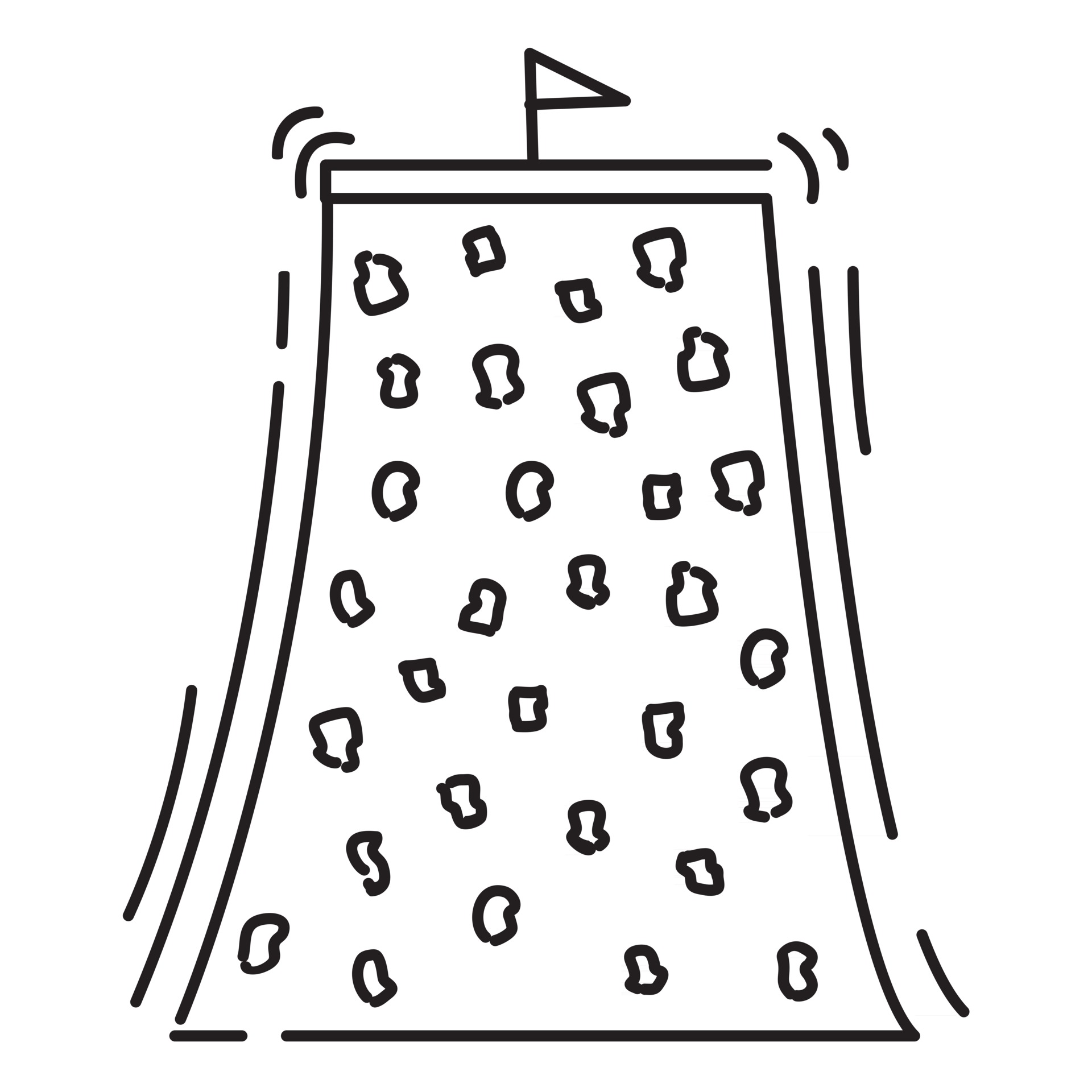 Playground kids climb wall ,playing,children,kindergarten. hand drawn