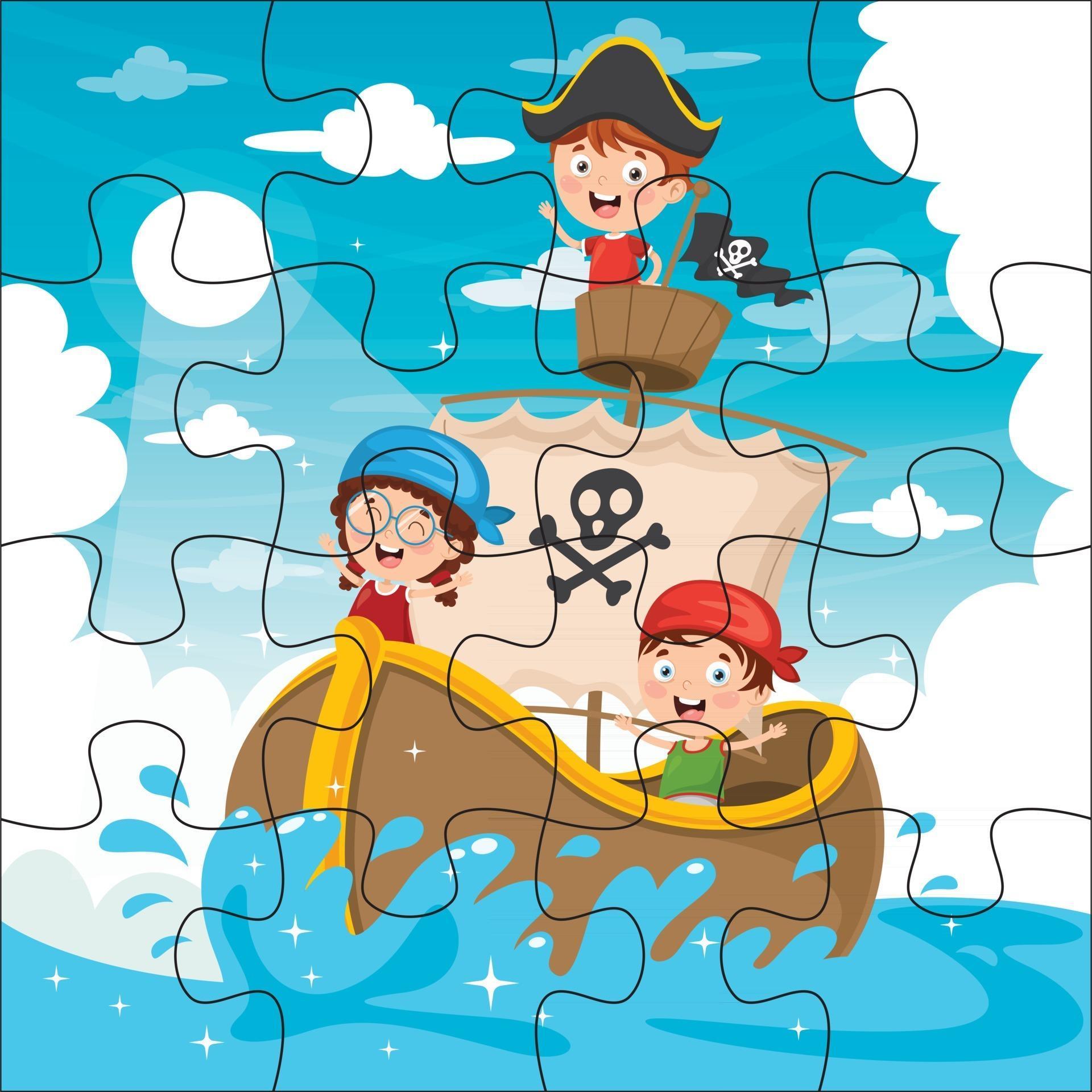 Puzzle Game Illustration For Children 2824949 Vector Art at Vecteezy
