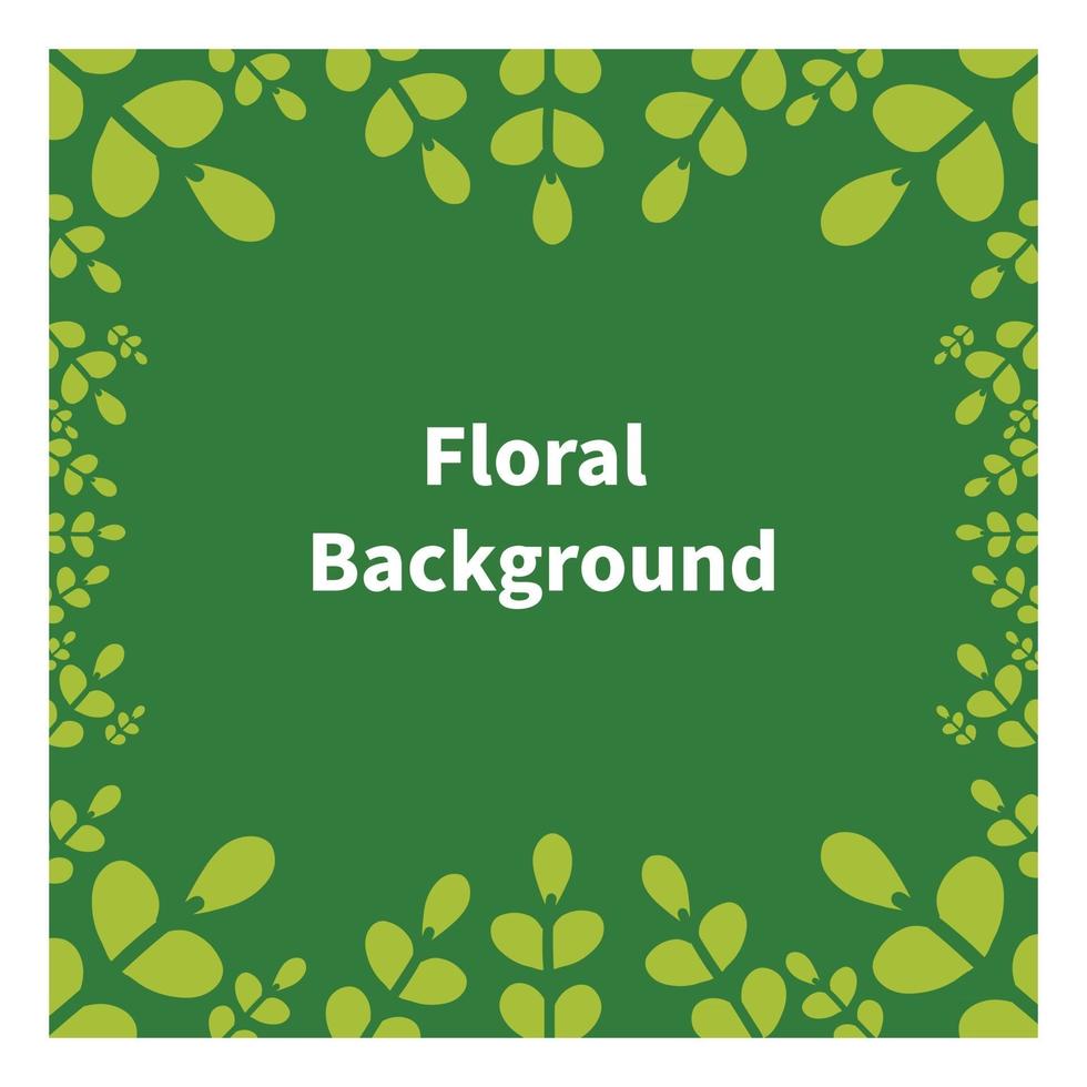 floral background. social media post background. vector