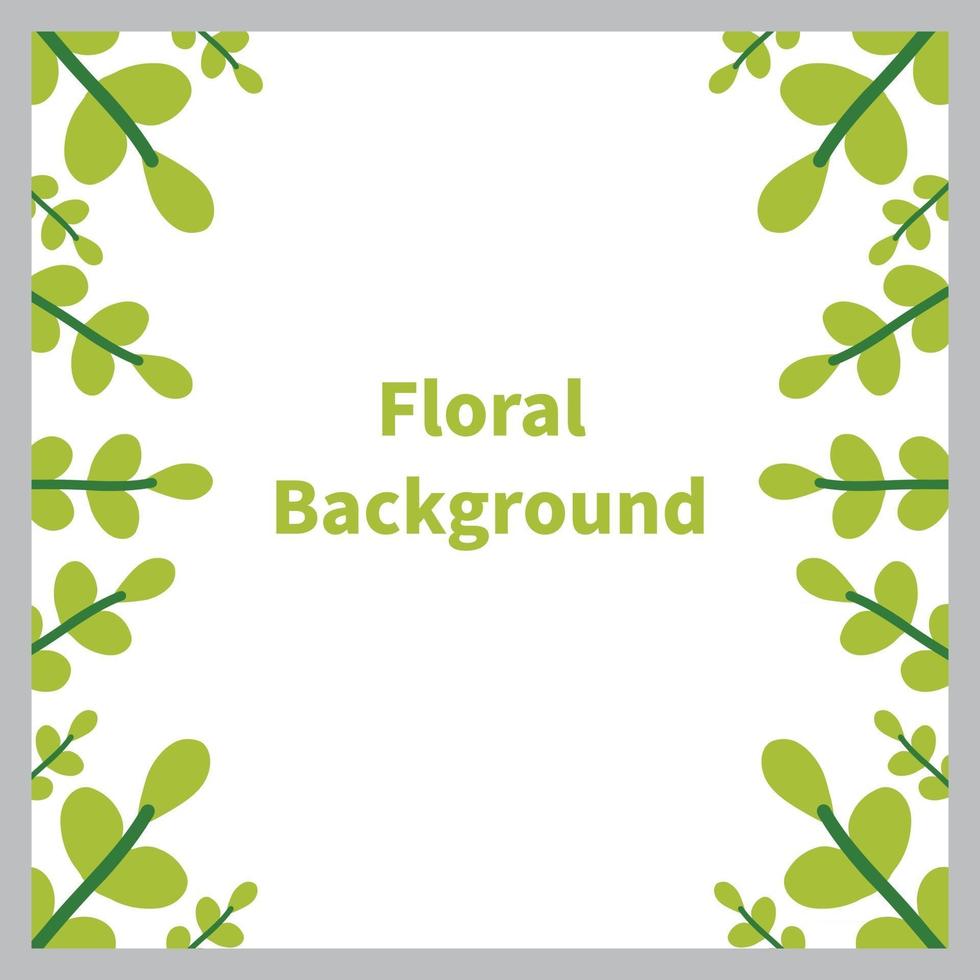 floral background. social media post background. vector
