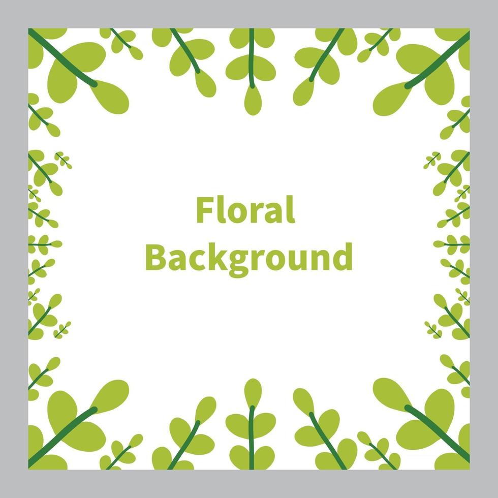 floral background. social media post background. vector