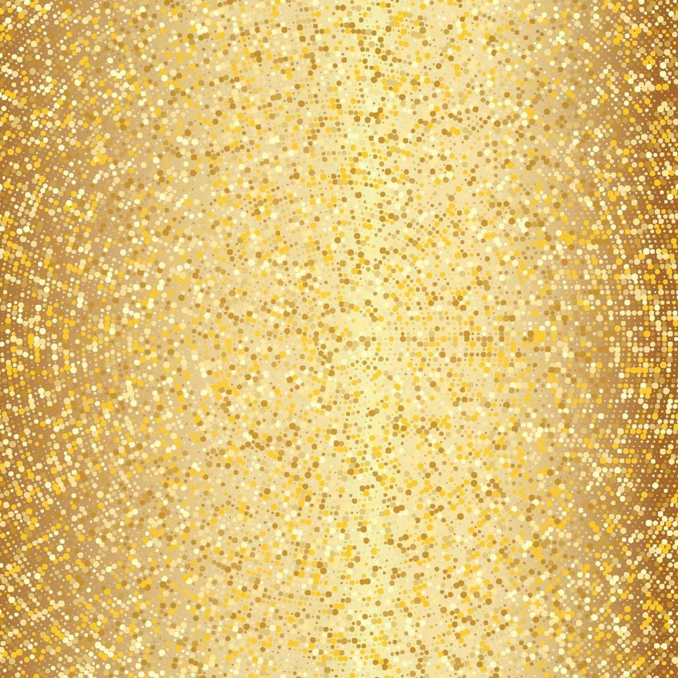 Abstract golden halftone pattern Gold polka dot vector