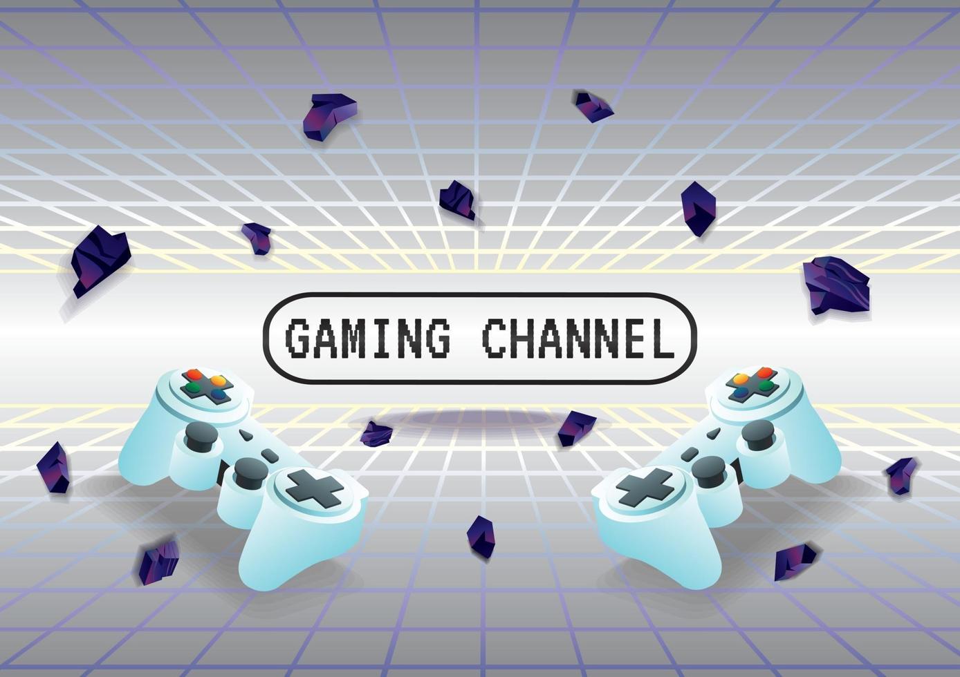 abstract background aming channel vector