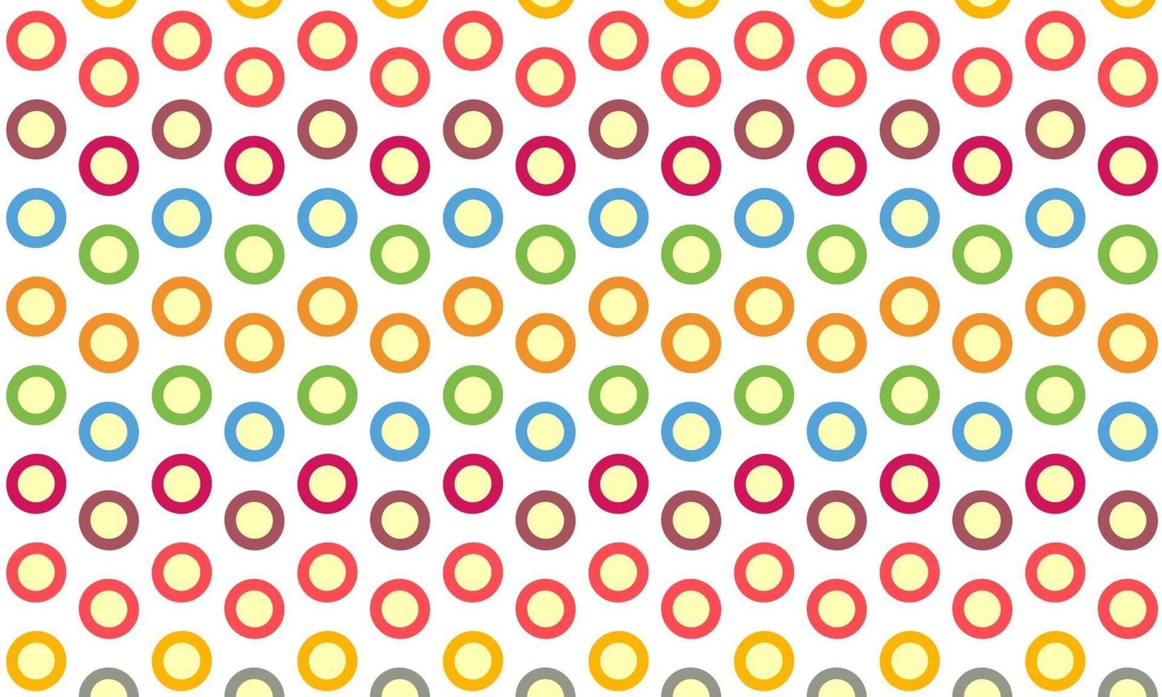 Abstract Colorful Circle Pattern Background vector