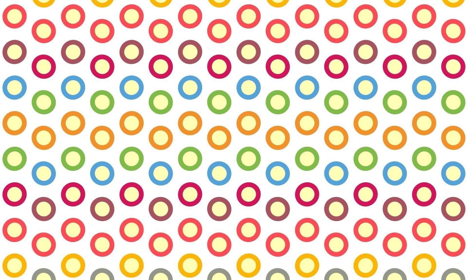 Abstract Colorful Circle Pattern Background vector