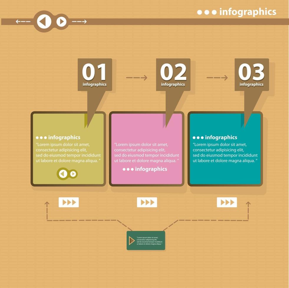 Infographic design vector