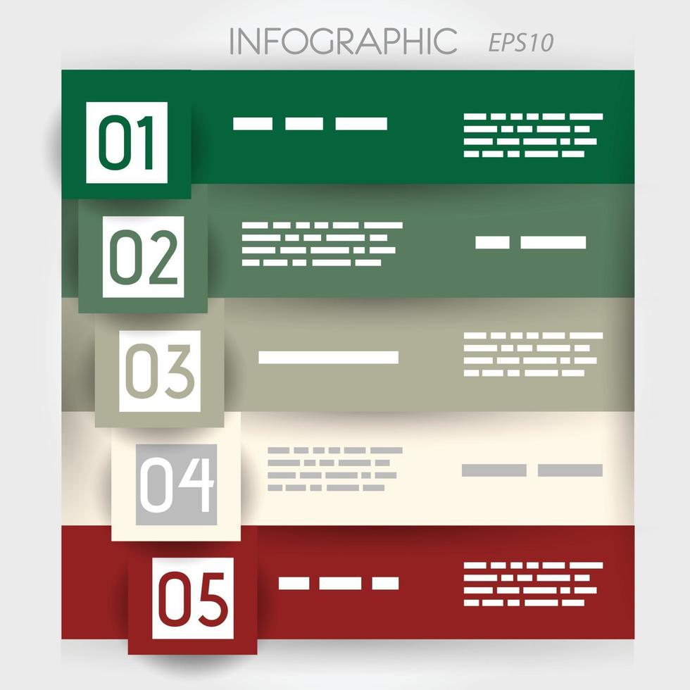 Fondo de vector gráfico de información de proceso