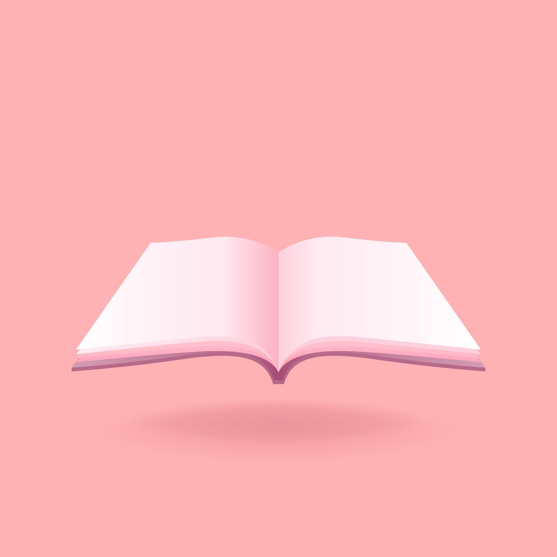 Open book side view isolated object. 2828434 Vector Art at Vecteezy