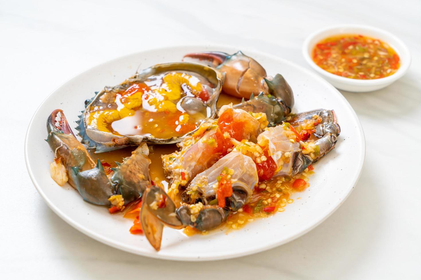 Pickled Crab Eggs With Sauce 2828954 Stock Photo at Vecteezy