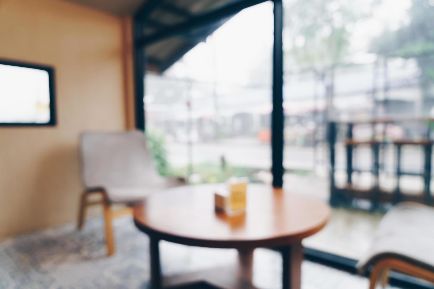 Abstract blur coffee shop and cafe for background photo